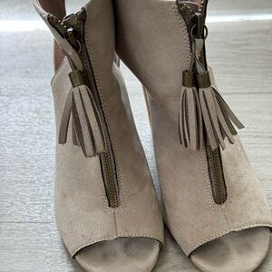Altar’d State Open Toe Booties